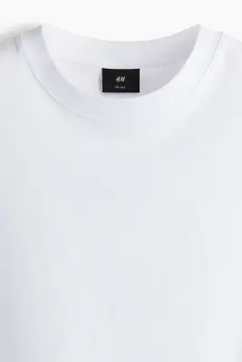 T-shirt Relaxed Fit - Blanc — photo 4