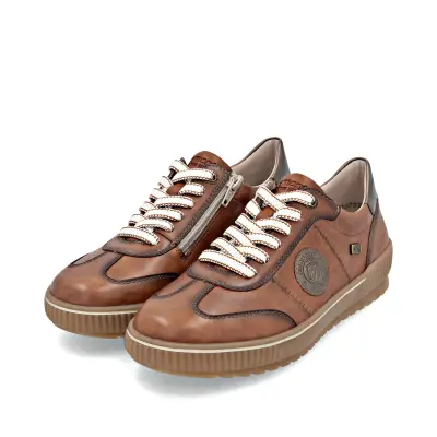 Baskets Remonte D2T00-24 Marron - Lacets Grande Pointure Femme — photo 3