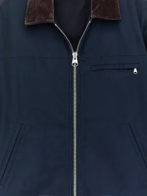 Veste en toile de coton - Bleu foncé — photo 5