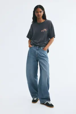 T-shirt oversize imprimé - Gris foncé/The Cure — photo 2