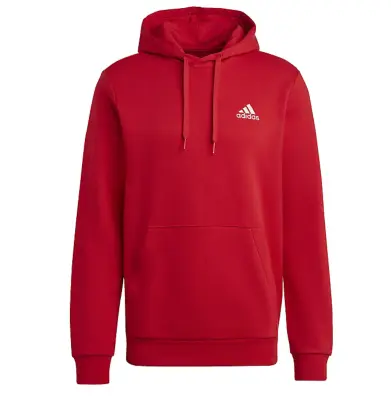ADIDAS SWEAT CAPUCHE Rouge — photo 3