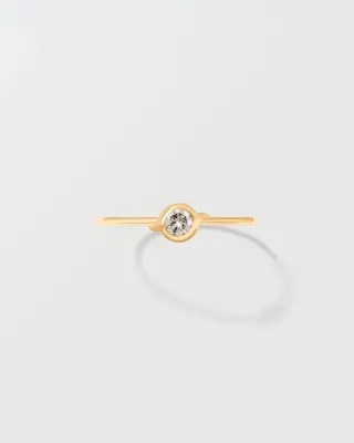 BAGUE ARIANE - Or blanc 18 carats — photo 5
