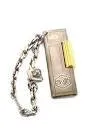 Porte cles briquet argent
