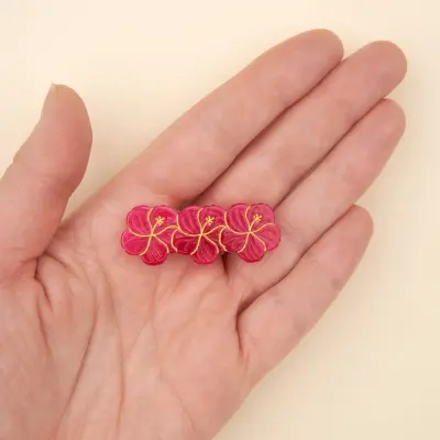 Barrette Hibiscus Coucou Suzette — photo 3