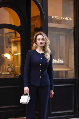 Jacqueline Jacket - Navy — photo 1