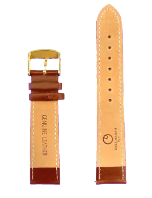 Bracelet 20 mm Marron Gold — photo 2