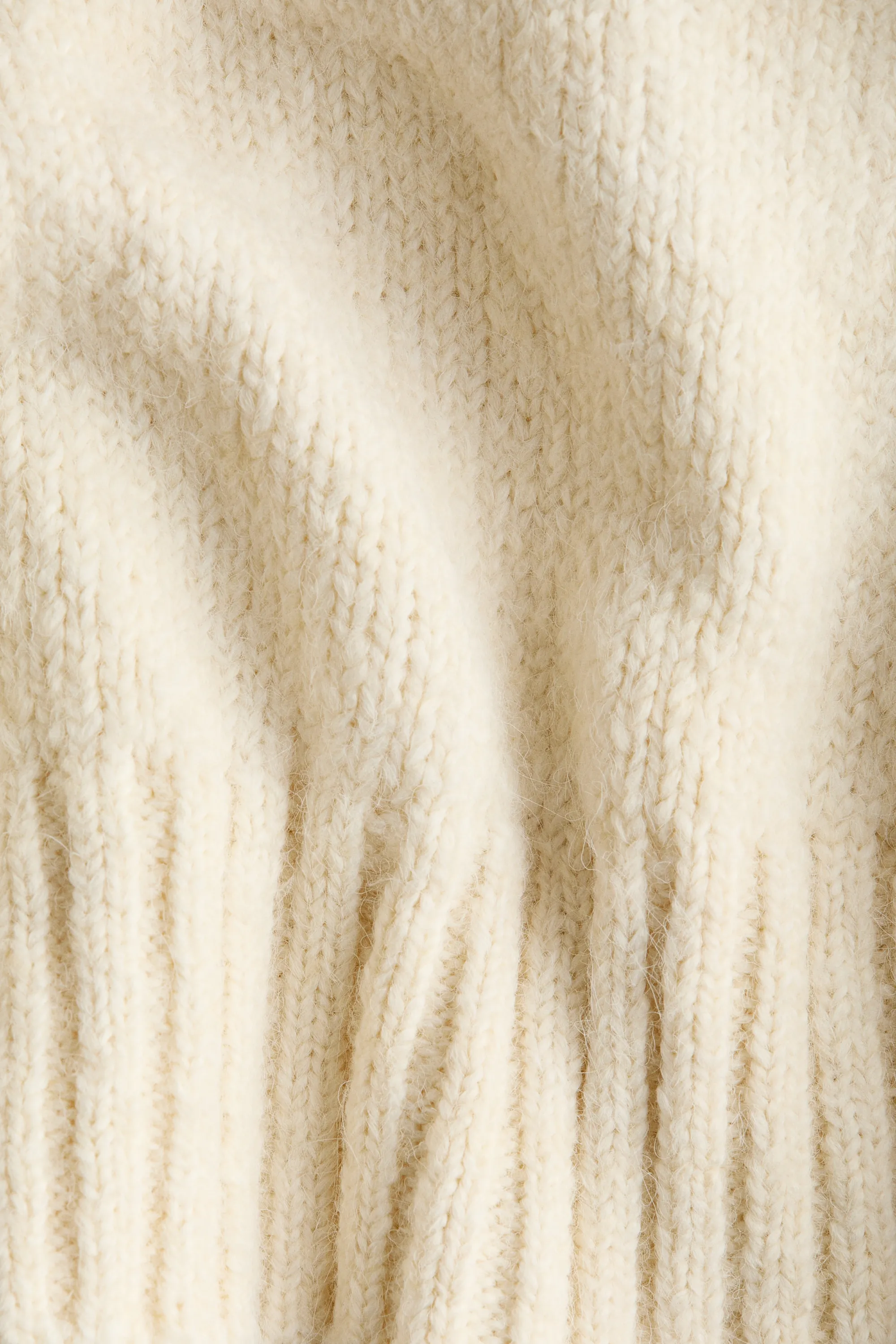 Pull asymétrique - Crème
