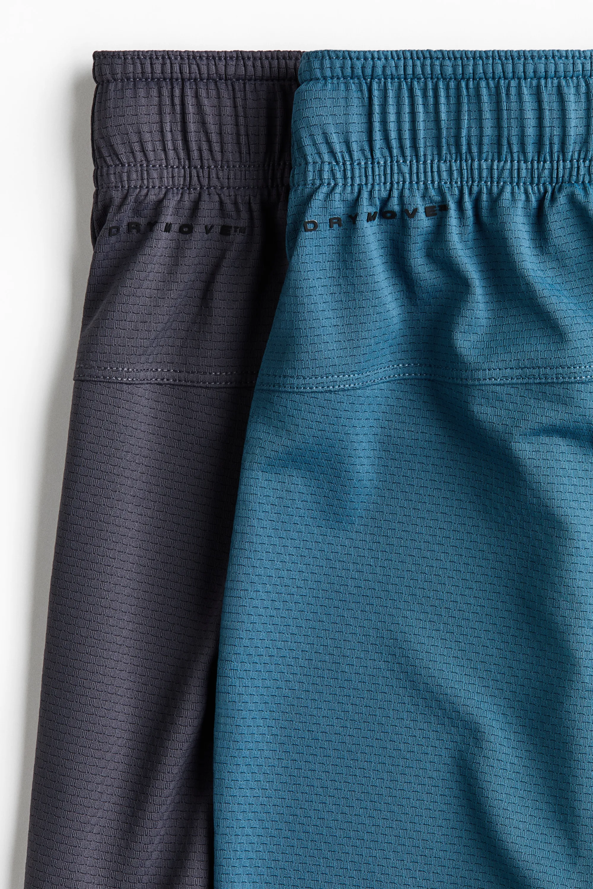 Lot de 2 shorts de sport DryMove™ - Turquoise foncé/gris foncé