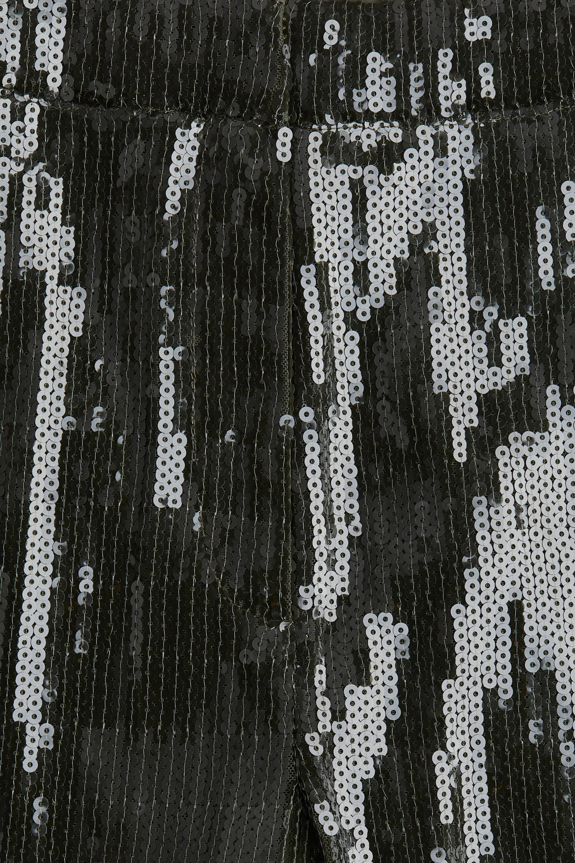 Pantalon à sequins - Vert foncé
