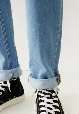 Le jean semi-slim - Bleu clair — photo 4