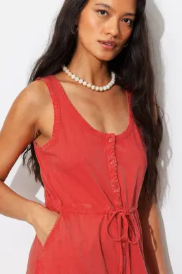 Robe-débardeur unie Femme — photo 5