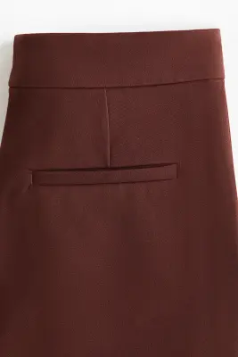 Pantalon évasé - Brun rouille foncé — photo 2