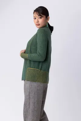 Veste en laine double-fil — photo 2