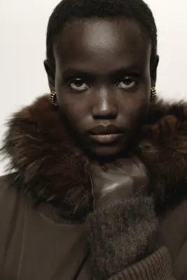 Veste matelassée - Marron foncé — photo 1