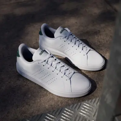 ADIDAS ADVANTAGE Blanc Vert — photo 5