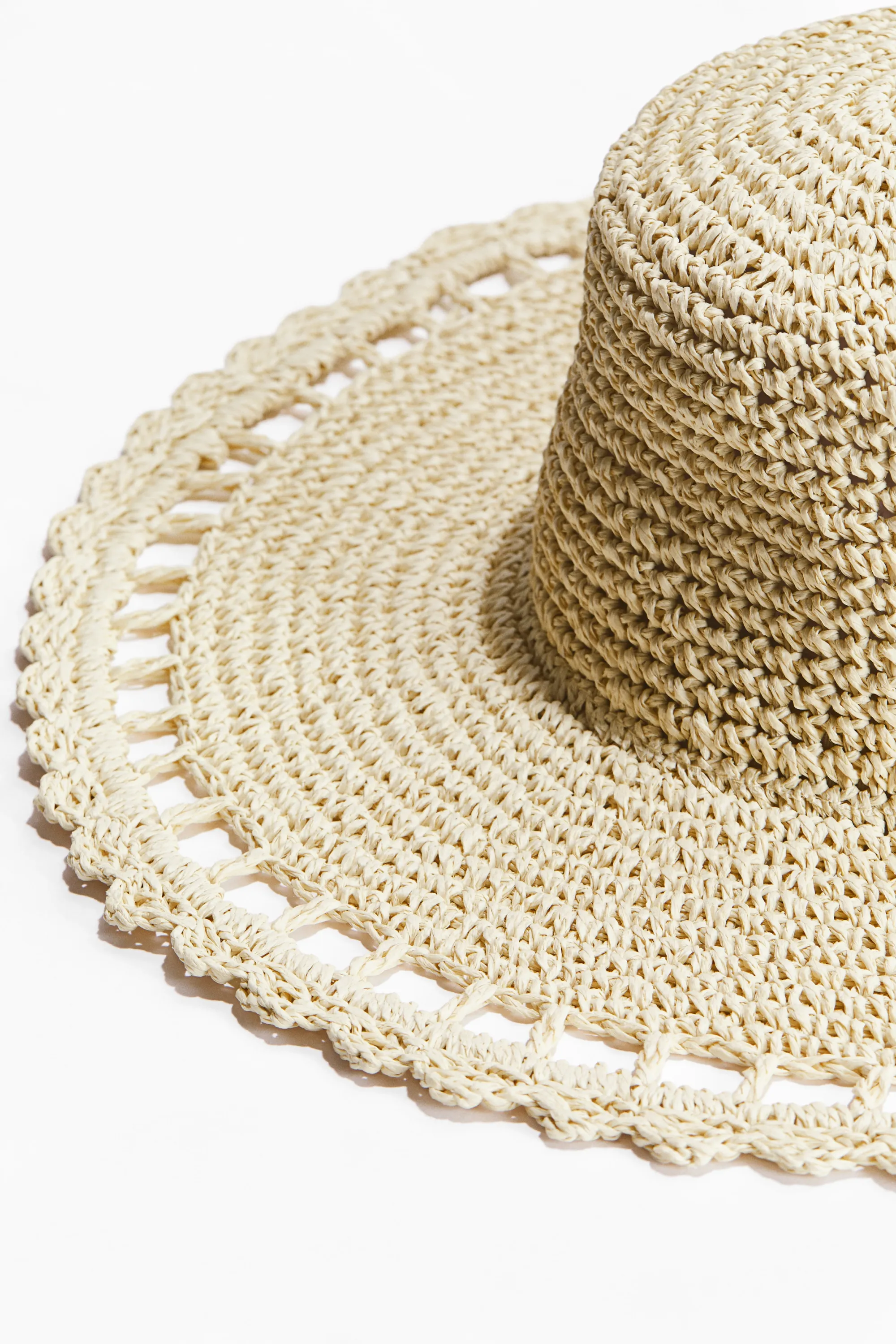 Chapeau de paille - Beige clair