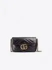 Sac super mini marmont noir / or