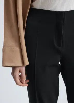 Pantalon habillé à plis marqués - Noir — photo 1