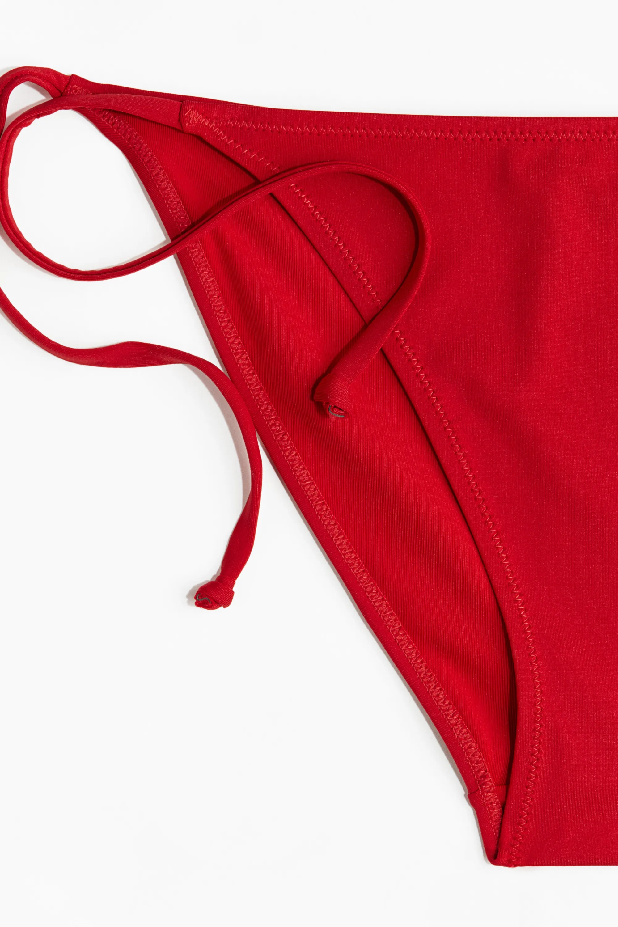 Bas de maillot Tanga à nouer - Rouge