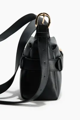 Sac crossbody avec bride - Noir — photo 5