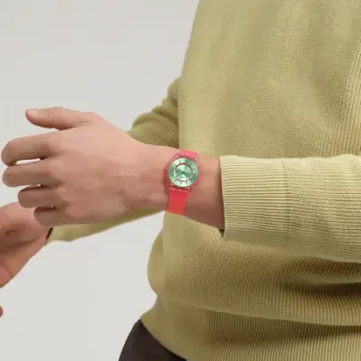 Montre Swatch Skin SS08P111 - MINTY MANGO DREAM — photo 5