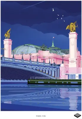 Affiche A3 - Paris VIII - Grand Palais – Around The Block — photo 2