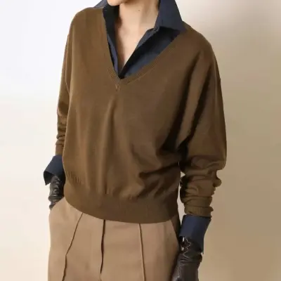 Pull CUBA kaki - LAURENCE BRAS — photo 2