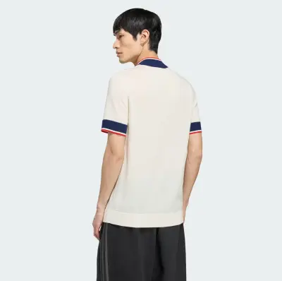 ADIDAS POLO MAILLE MERCEDES Blanc — photo 3
