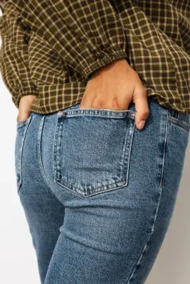 Jean slim taille mi-haute — photo 5
