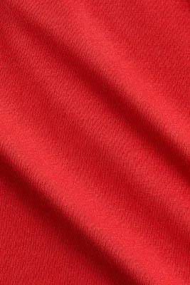 Top à encolure en V en viscose - Rouge — photo 3