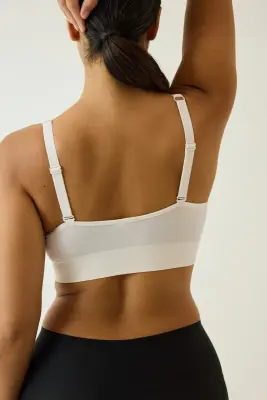 Soutien-gorge Seamless souple et paddé - Crème — photo 1