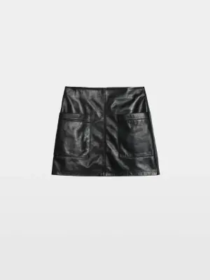 Jupe Jaime Cuir — photo 5