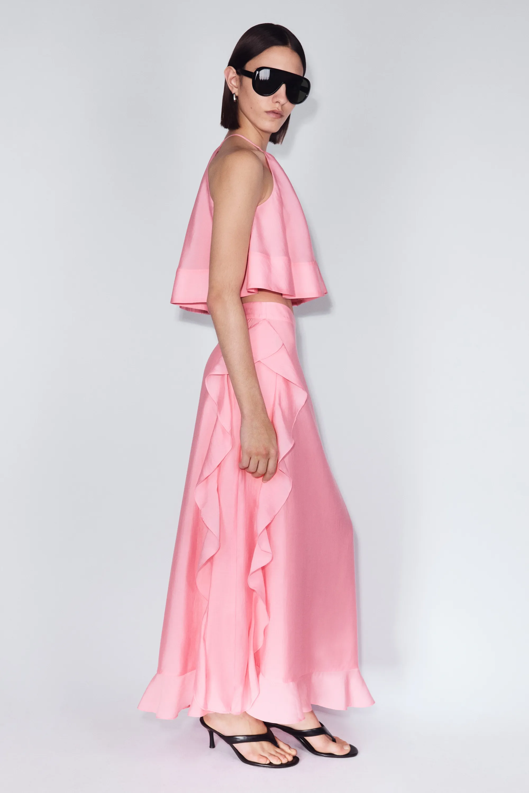 Top trapèze oversize - Rose