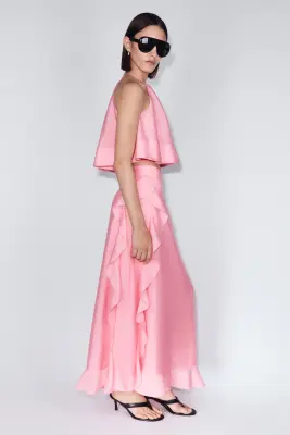Top trapèze oversize - Rose — photo 1
