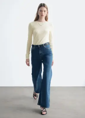 Jean large - Bleu moyen — photo 1