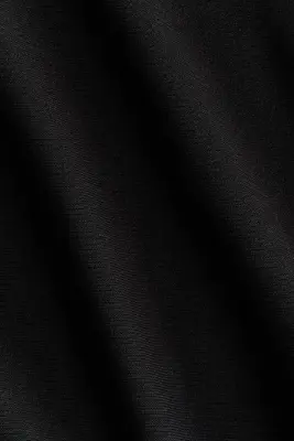 Cape en viscose mélangée - Noir — photo 3