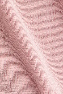 Top asymétrique à encolure bénitier - Rose clair — photo 3