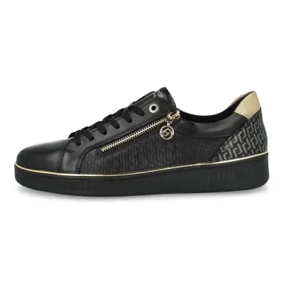 Baskets Remonte D2E00-03 Noires - Lacets Grande Pointure Femme — photo 2