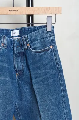Tanaka – THE JEAN TROUSERS (LOW RISE) ST-2L-VB – VINTAGE BLUE — photo 5