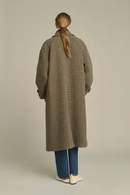 MANTEAU BERLIN GRIS/KAKI — photo 2