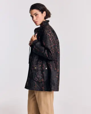 Veste Anaïs léopard fauve Barbour x Balzac — photo 3