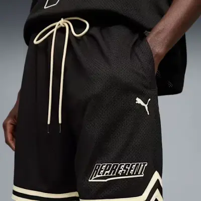 PUMA Oversized Shorts x Represent Black — photo 4