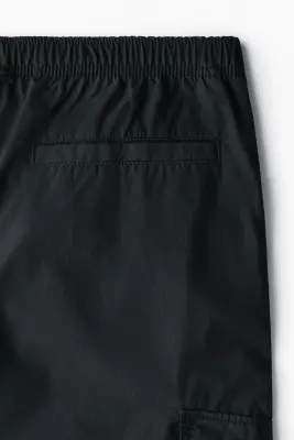 Pantalon cargo Regular Fit - Noir — photo 5