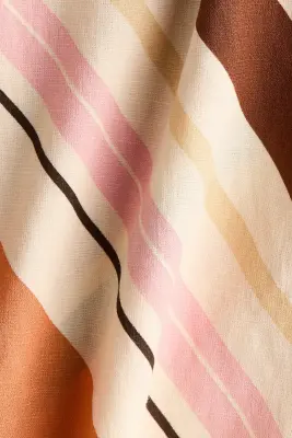 Pantalon de plage imprimé - Beige clair/rayé — photo 4