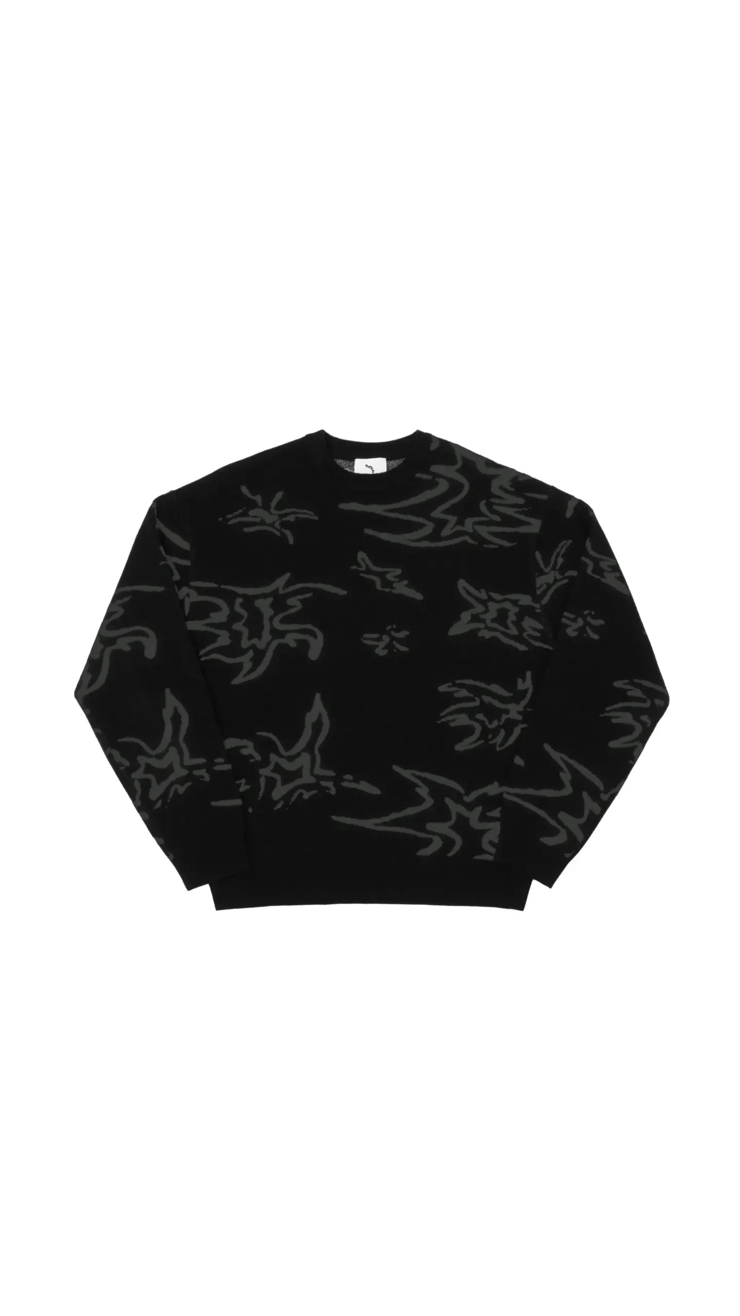 Sweatshirt poetic collective Nocturnal Knit crewneck – Black