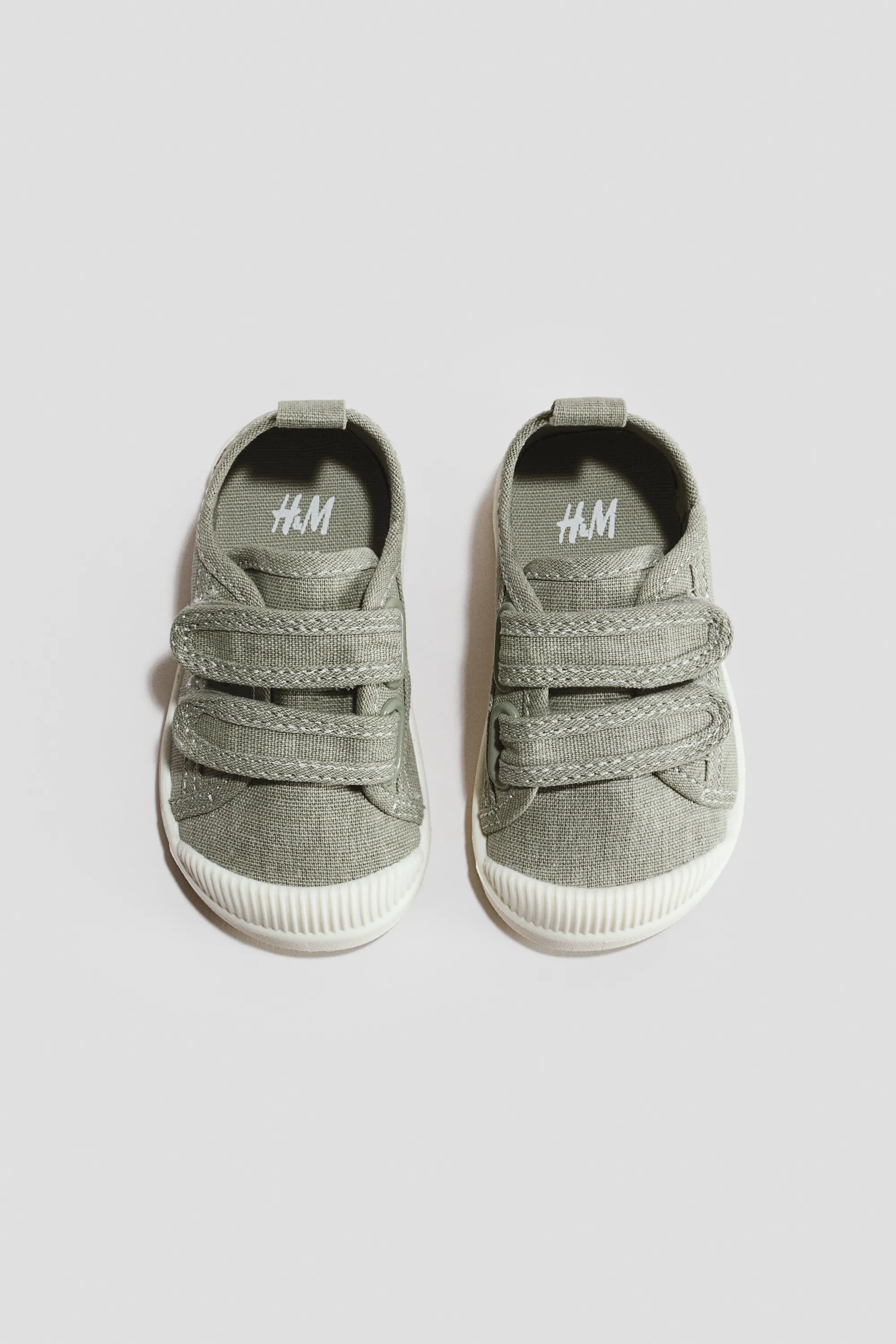 Sneakers barefoot en toile - Vert kaki