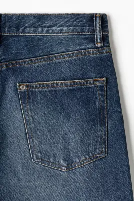 Wide Jeans - Bleu denim foncé — photo 3