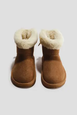 Bottines chaudement doublées - Beige — photo 3