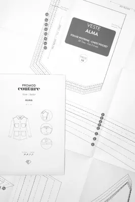 Patron papier veste femme ALMA — photo 3