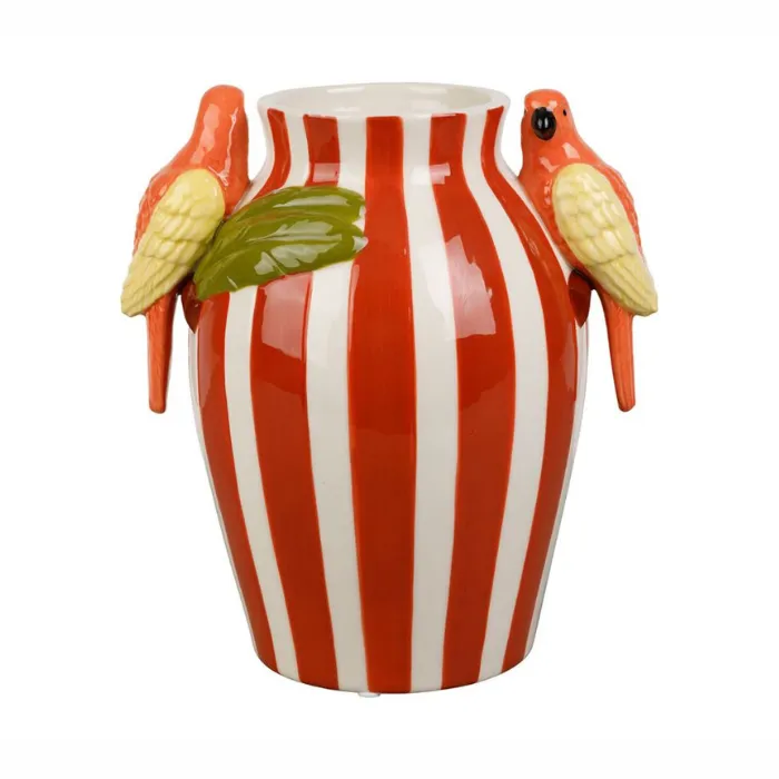 Vase Perroquet Terracotta